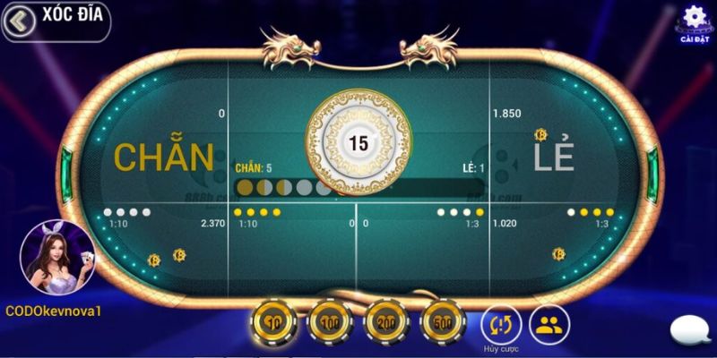 Quy luật xóc đĩa với các trường hợp kết quả trong game