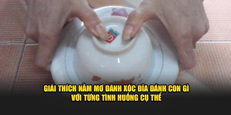 Giải thích nằm mơ đánh xóc đĩa đánh con gì với từng tình huống cụ thể